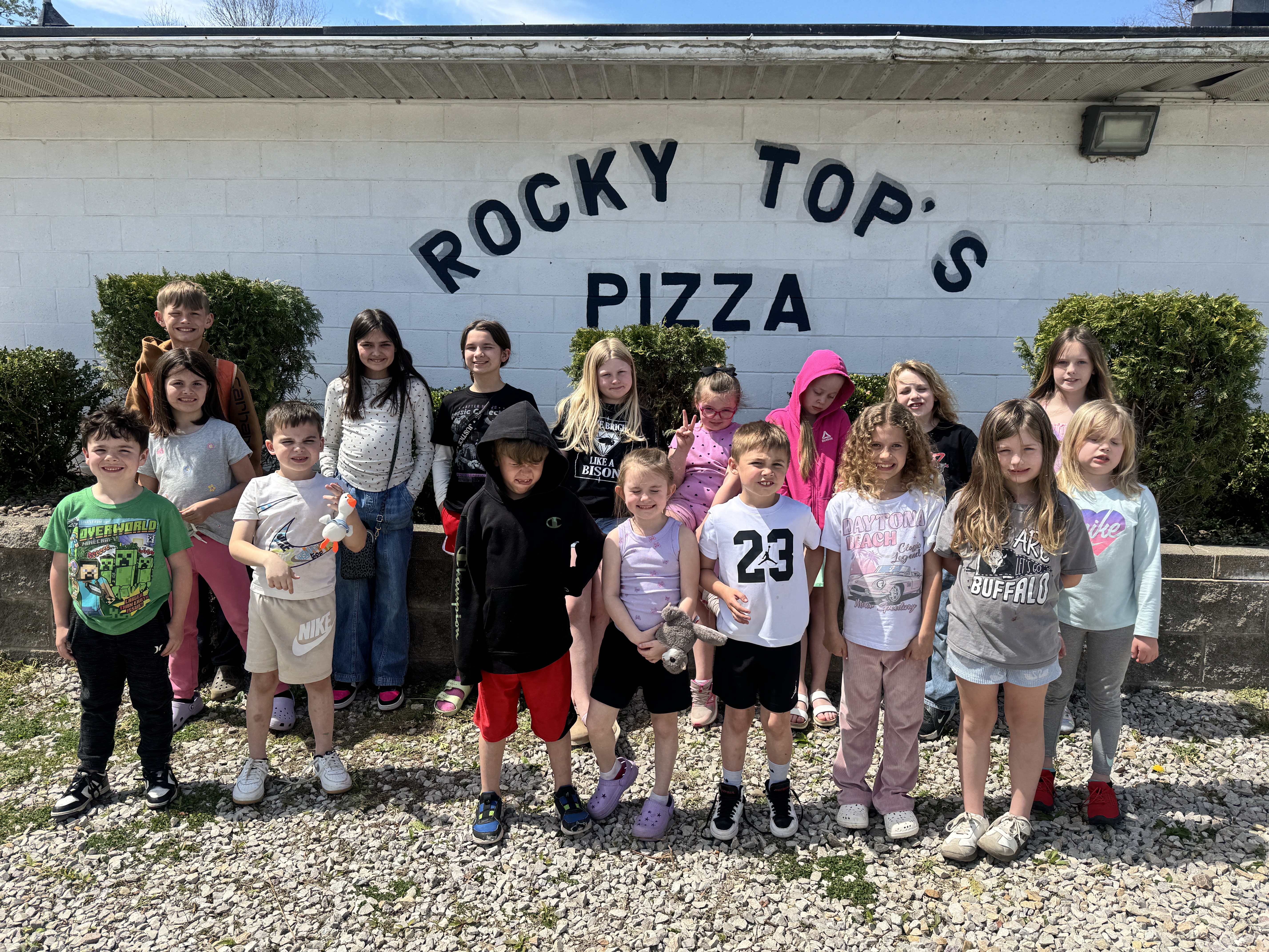 Local outreach event with Rocky Tops